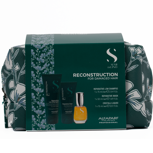 Alfaparf Milano Semi Di Lino Reconstruction Reparative Holiday Mini Set