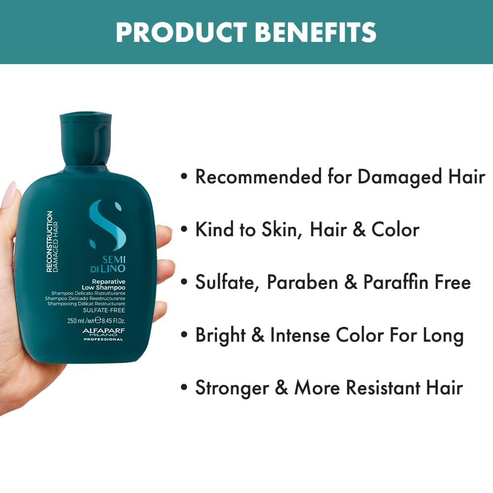 Alfaparf Milano Semi Di Lino Reparative Reconstruction Low Shampoo 250ml