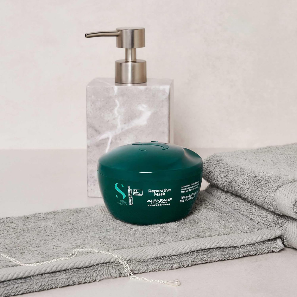 Alfaparf Milano Semi Di Lino Reparative Reconstruction Hair Mask 200ml