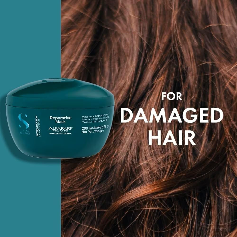 Alfaparf Milano Semi Di Lino Reparative Reconstruction Hair Mask 200ml