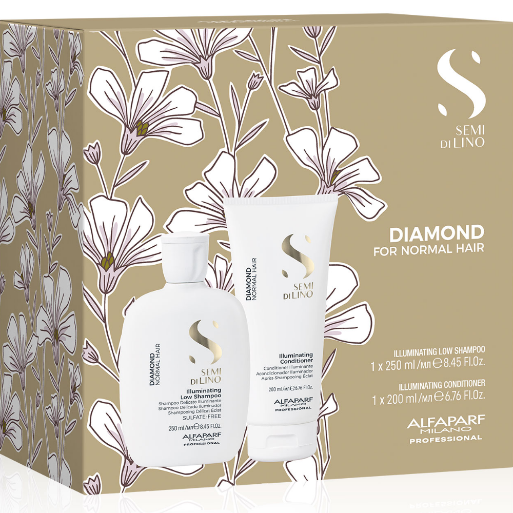 Alfaparf Milano Semi Di Lino Diamond Illuminating Duo Kit