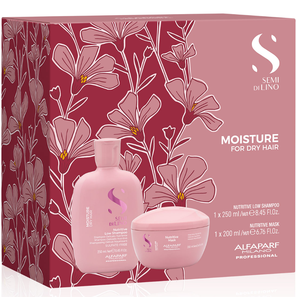 Alfaparf Milano Semi Di Lino Moisture Nutritive Duo Kit