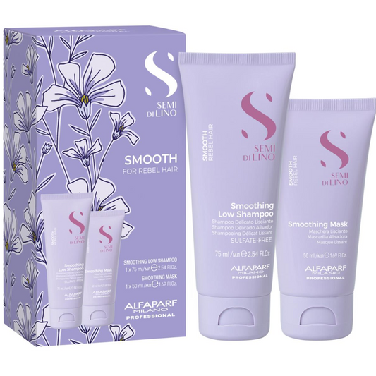 Alfaparf Milano Semi Di Lino Smooth Mini Kit
