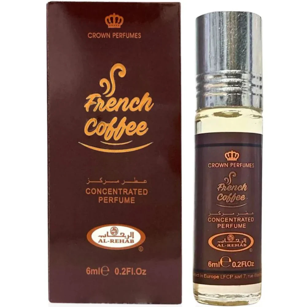 Al-Rehab French Coffee Concentrated Perfume Oil 6ml