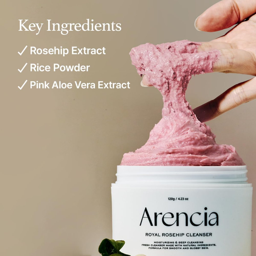 Arencia Fresh Royal Rosehip Mochi Cleanser 120g