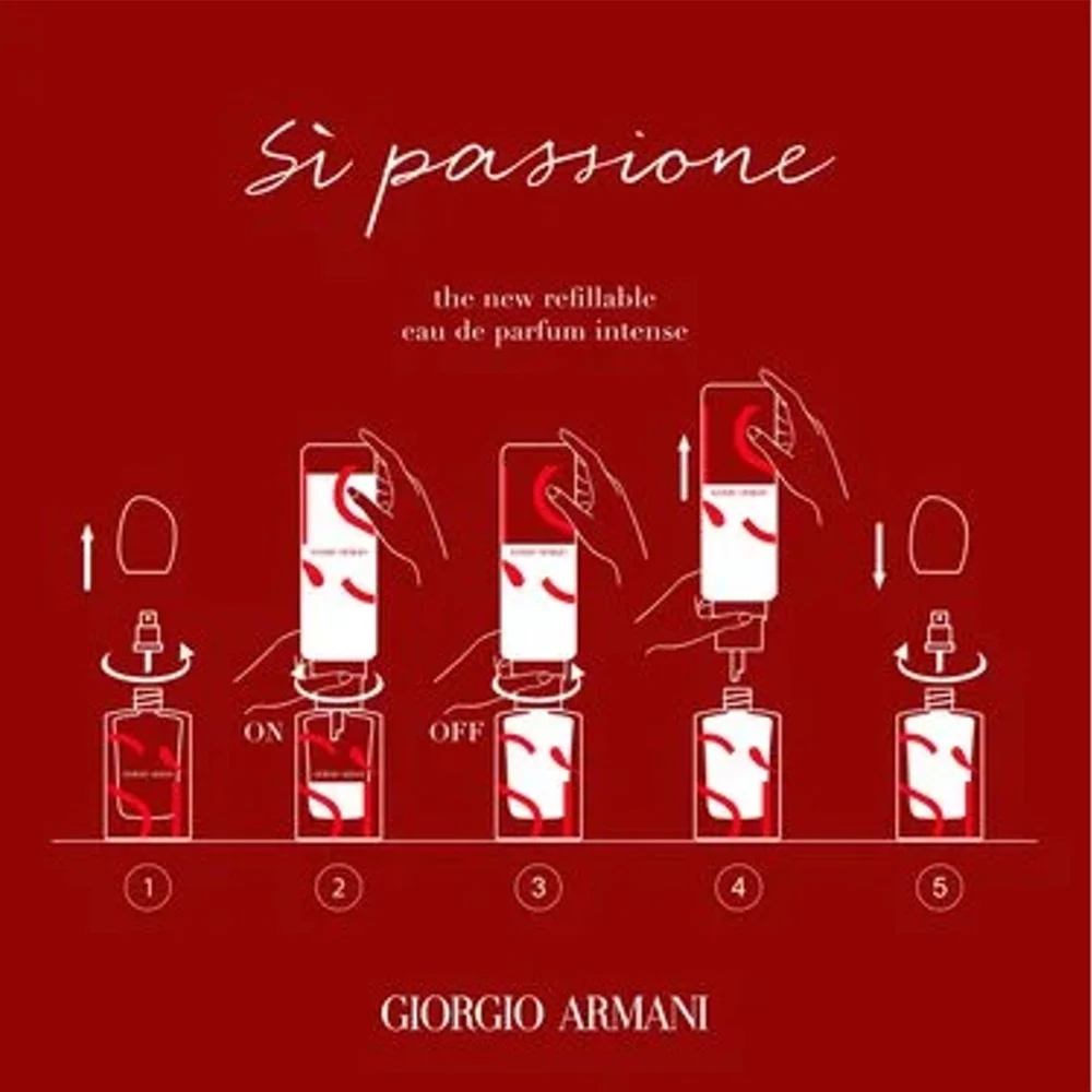 Giorgio Armani Si Passione Intense Eau De Parfum Refill 100ml