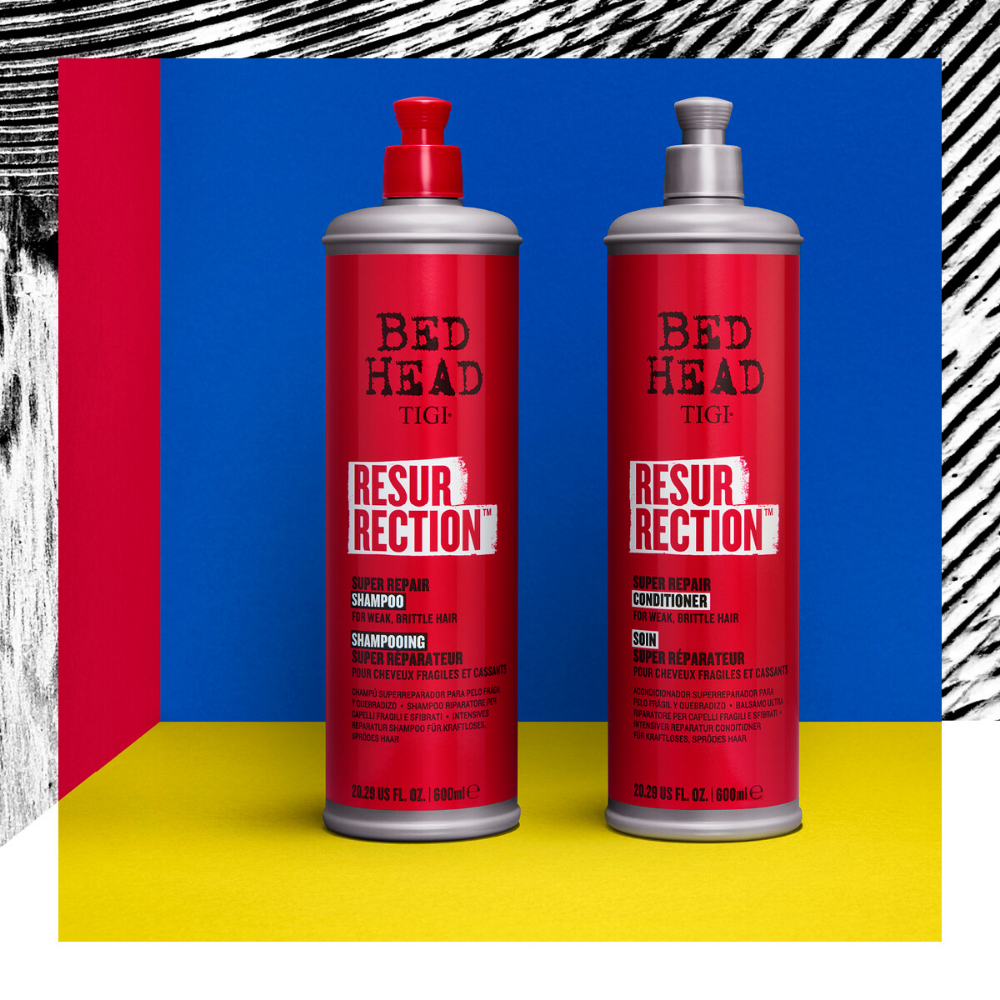 TIGI Bed Head Resurrection Super Repair Shampoo & Conditioner Twin 2 x 600ml