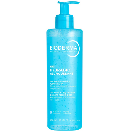 Bioderma Hydrabio Gel Moussant Moisturising Micellar Cleansing Foaming Gel 400ml