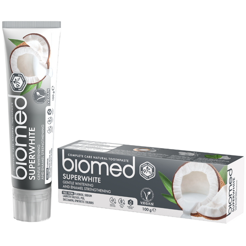 Biomed Superwhite 97% Natural Gentle Whitening & Enamel Strengthening Toothpaste 100g