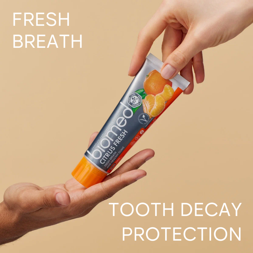 Biomed Citrus Fresh 97% Natural Fresh Breath & Healthy Gums Toothpaste 100g