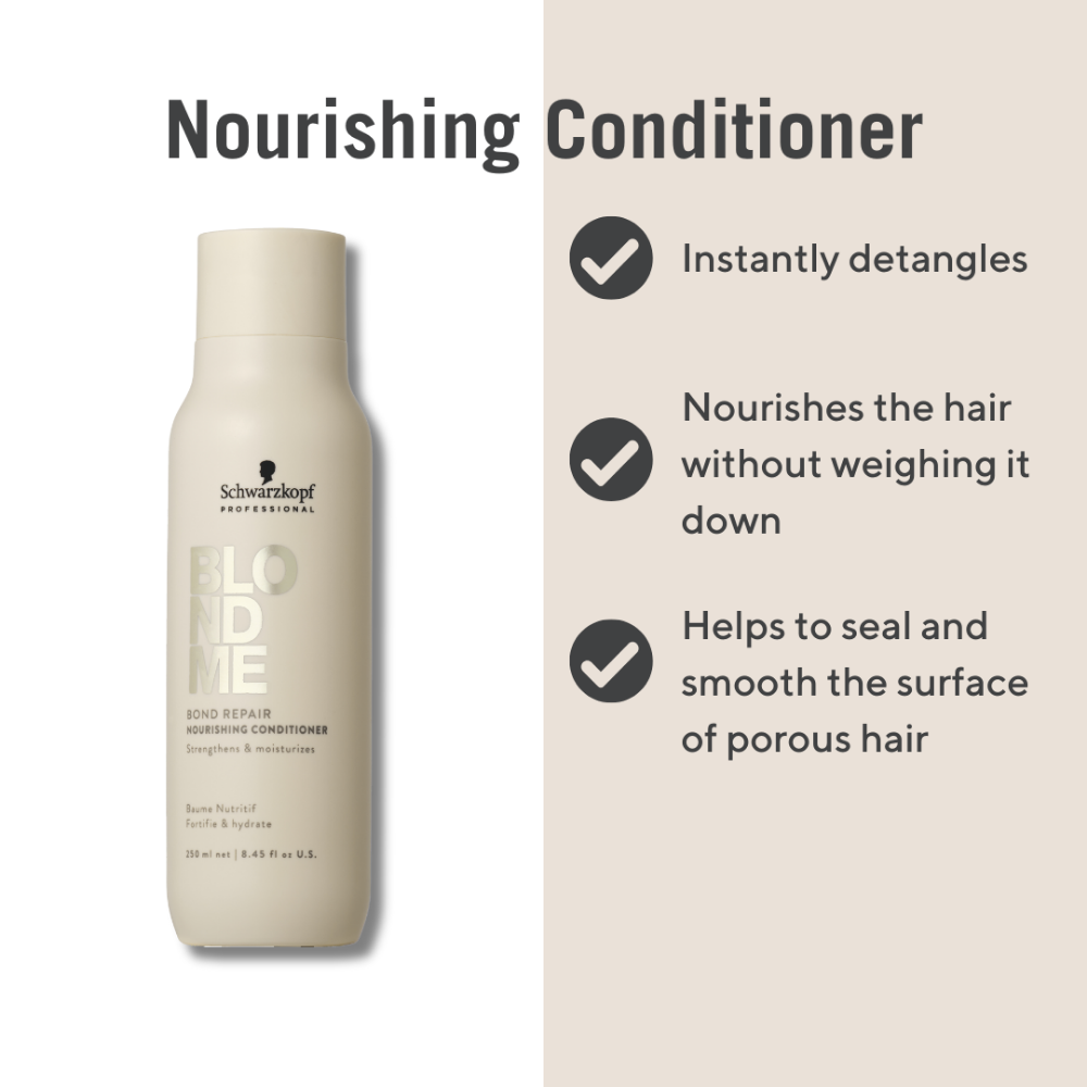 Schwarzkopf Professional BlondMe All Blondes Rich Shampoo & Conditioner Twin 2 x 1000ml