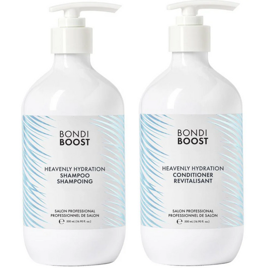 BondiBoost Heavenly Hydration Moisturising Shampoo & Conditioner Twin 2 x 500ml