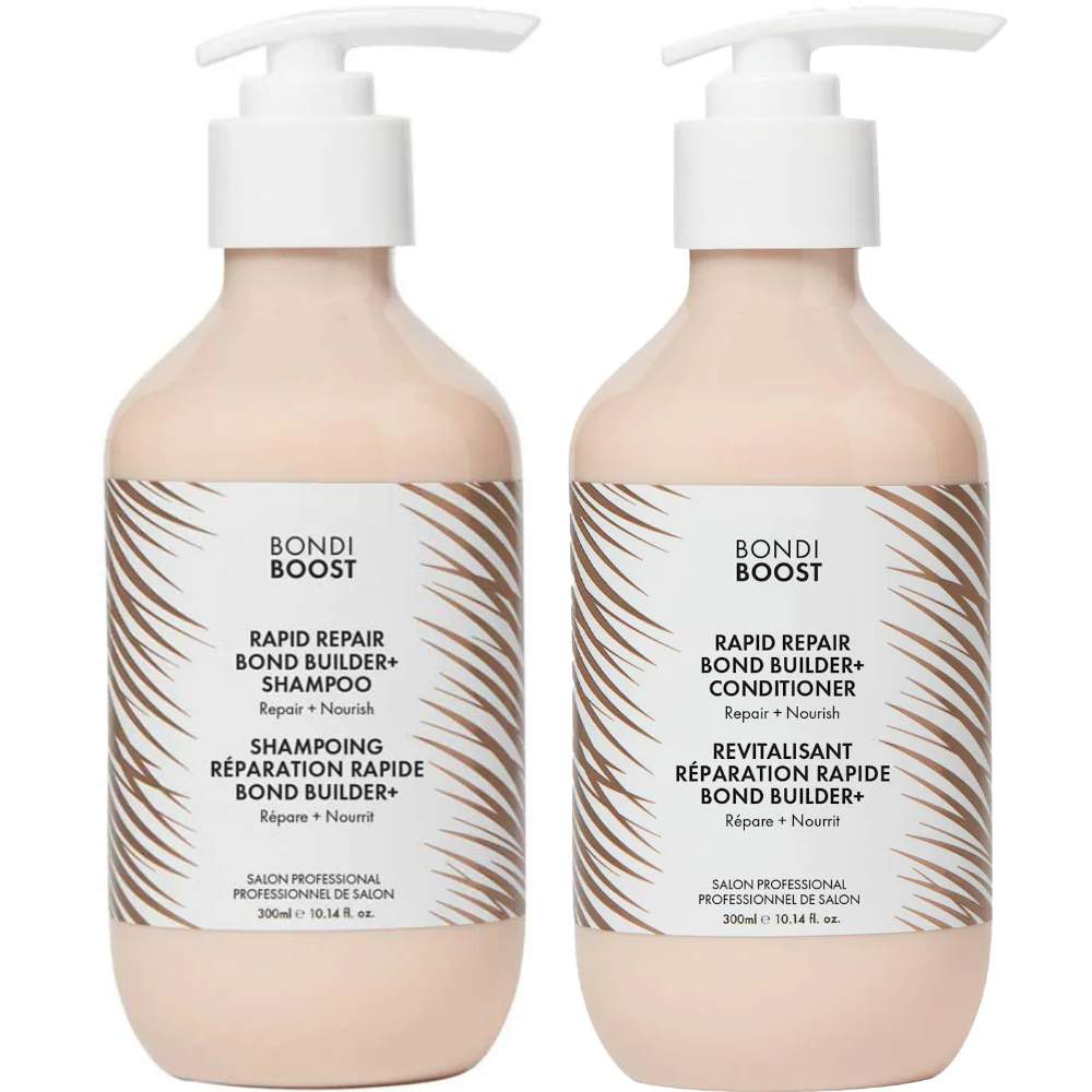 BondiBoost Rapid Repair Bond Builder+ Shampoo & Conditioner Twin 2 x 300ml