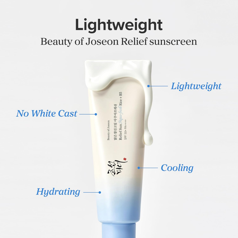 Beauty Of Joseon Relief Sun Aqua-Fresh Rice + B5 Sunscreen PA++++ SPF50+ 50ml