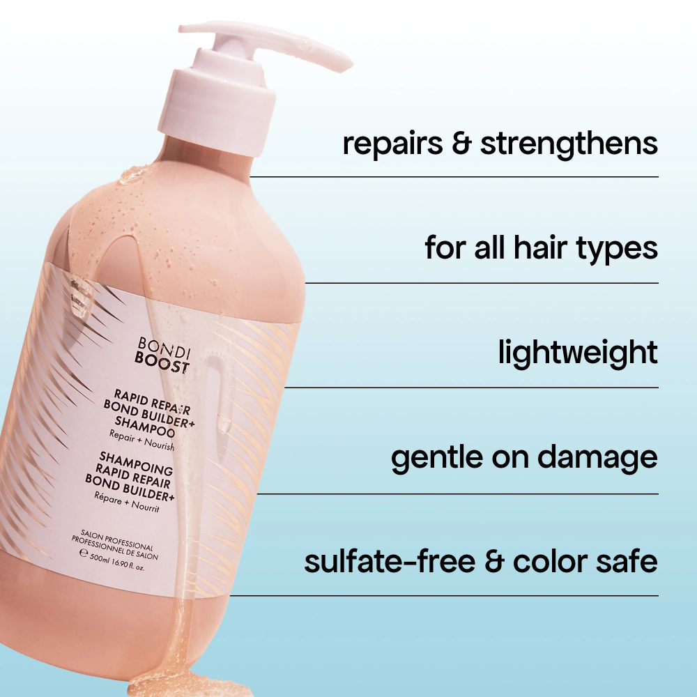 BondiBoost Rapid Repair Bond Builder+ Shampoo 500ml