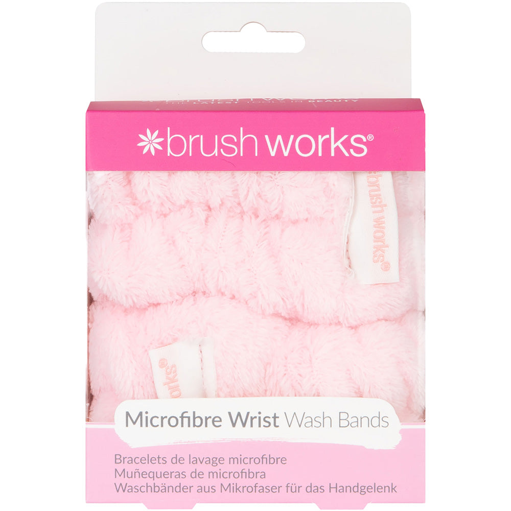 Brushworks Microfibre Wrist Bands Pack of 2