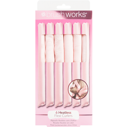 Brushworks Heatless Flexi Curlers Pack of 6
