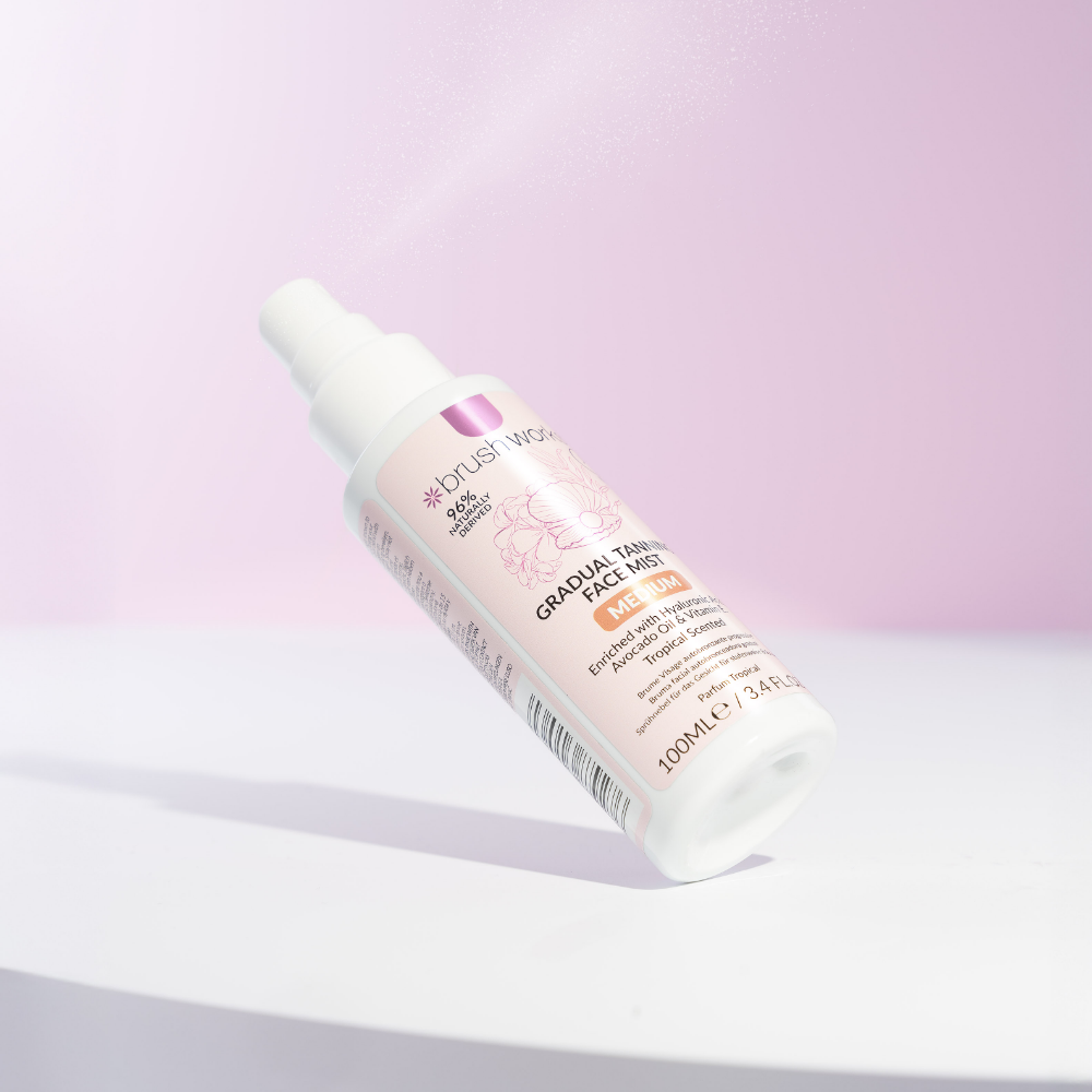 Brushworks Gradual Tanning Face Mist Medium 100ml