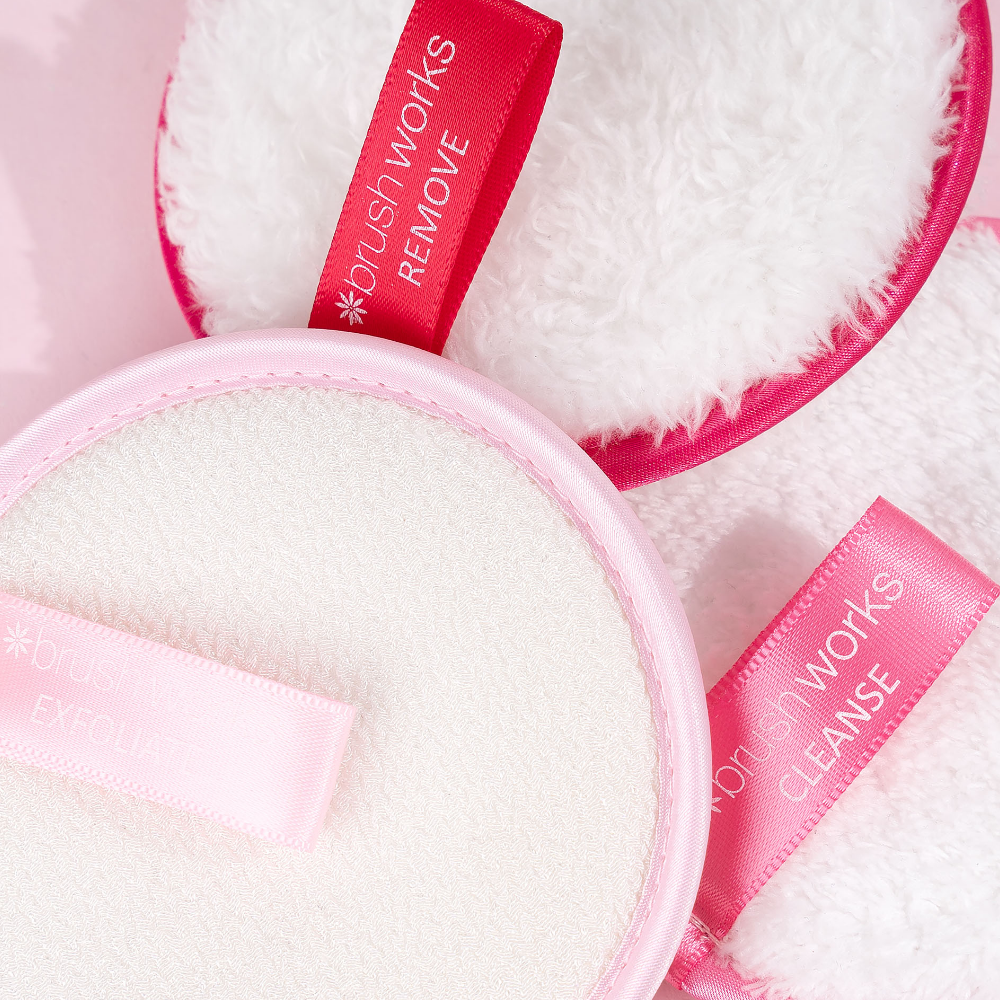 Brushworks Cleanse & Refresh Face Pads Pack of 3