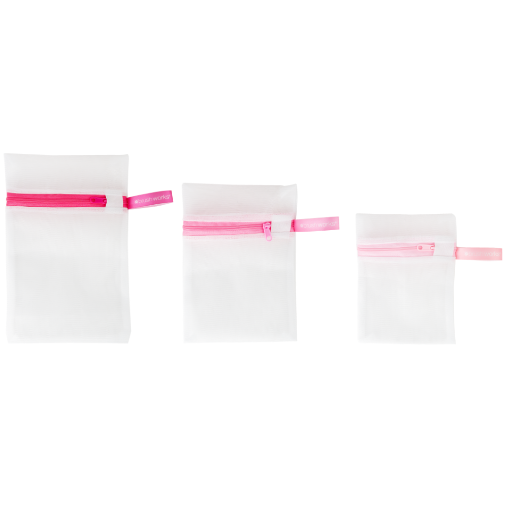 Brushworks Assorted Size Beauty Wash Bag Set Pack of 3
