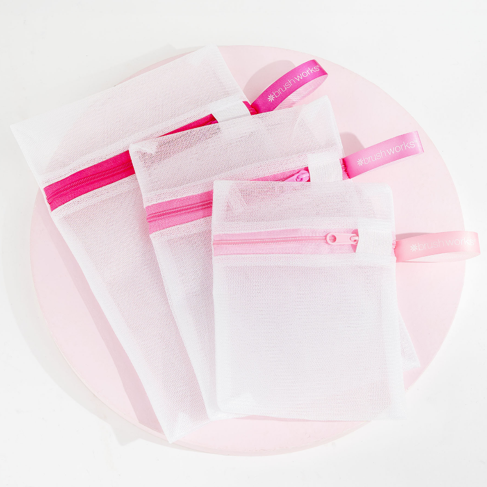Brushworks Assorted Size Beauty Wash Bag Set Pack of 3