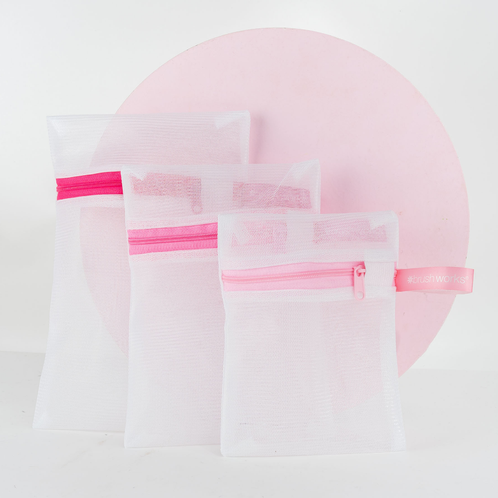 Brushworks Assorted Size Beauty Wash Bag Set Pack of 3