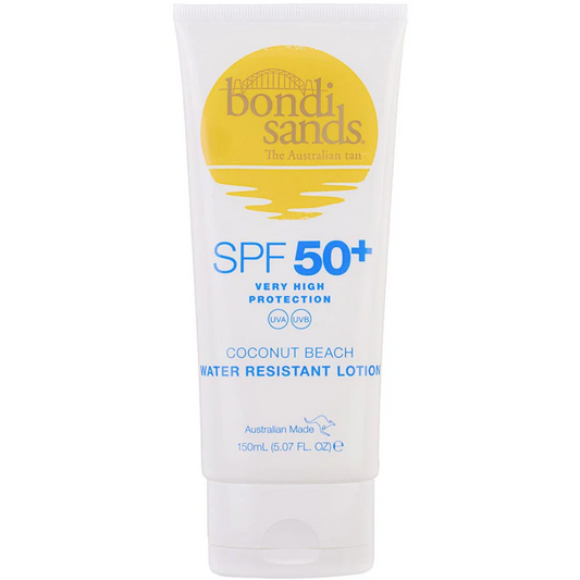 Bondi Sands Body Sunscreen Lotion Coconut Beach Scent SPF50+ 150ml