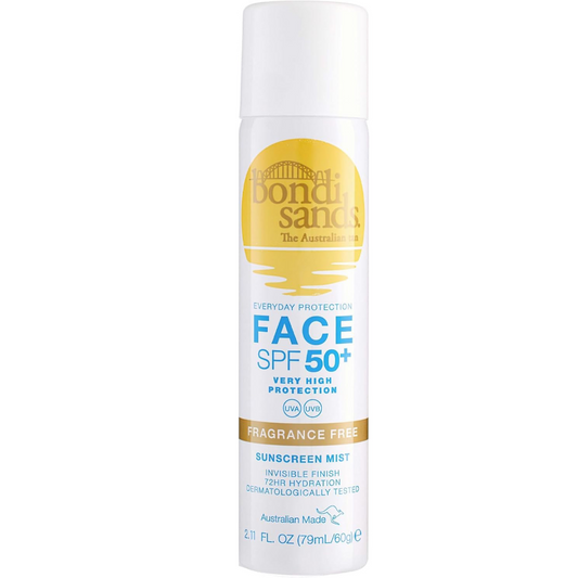 Bondi Sands Everyday Sunscreen Mist Fragrance-Free SPF50+ 160g
