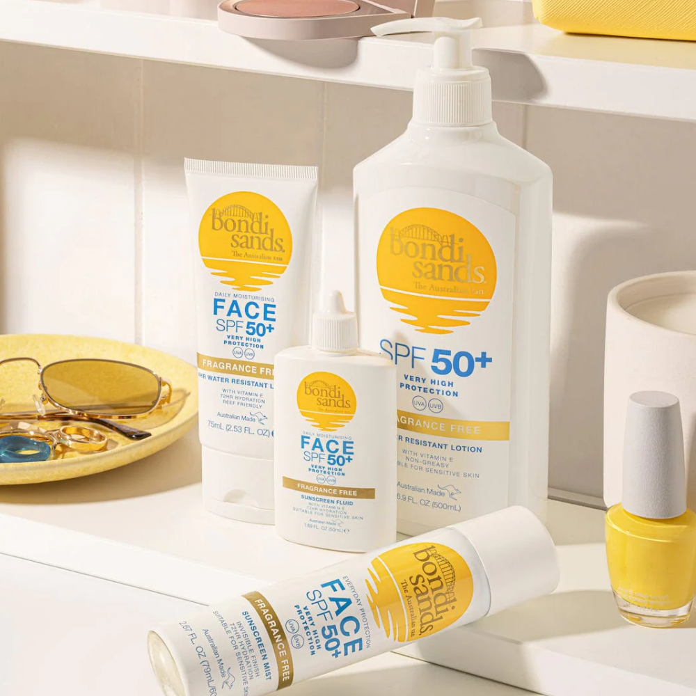 Bondi Sands Sunscreen Lotion SPF50+ Fragrance-Free 500ml