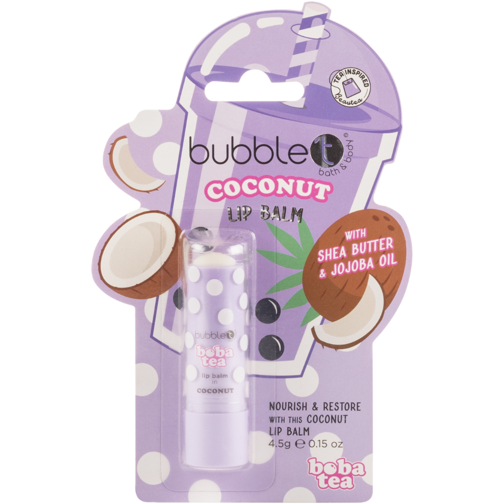 Bubble T Cosmetics Boba Tea Lip Balm Coconut 4.5g