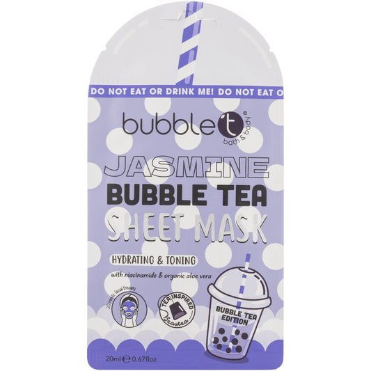 Bubble T Cosmetics Hydrating Sheet Mask Jasmine 20ml