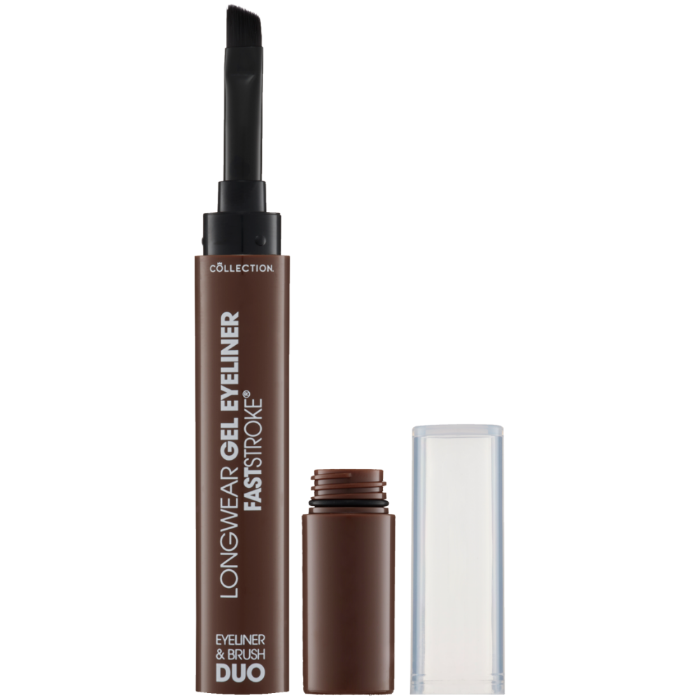 Collection Cosmetics Fast Stroke Longwear Gel Eyeliner & Brush Duo 12ml