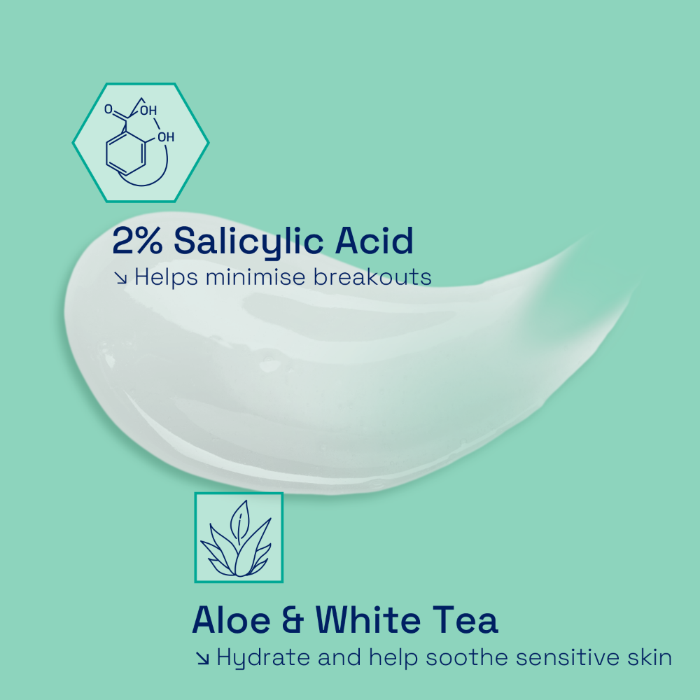 Cetaphil Gentle Clear Clarifying Cream Cleanser 124ml