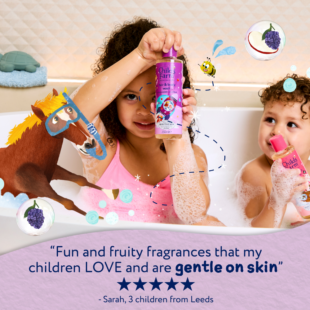 Childs Farm Hair & Body Wash Blackberry & Organic Apple 250ml