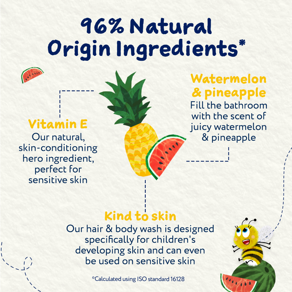 Childs Farm Hair & Body Wash Watermelon & Pineapple 250ml