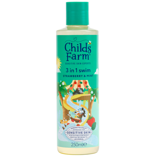 Childs Farm 3-In-1 Swim Strawberry & Organic Mint 250ml