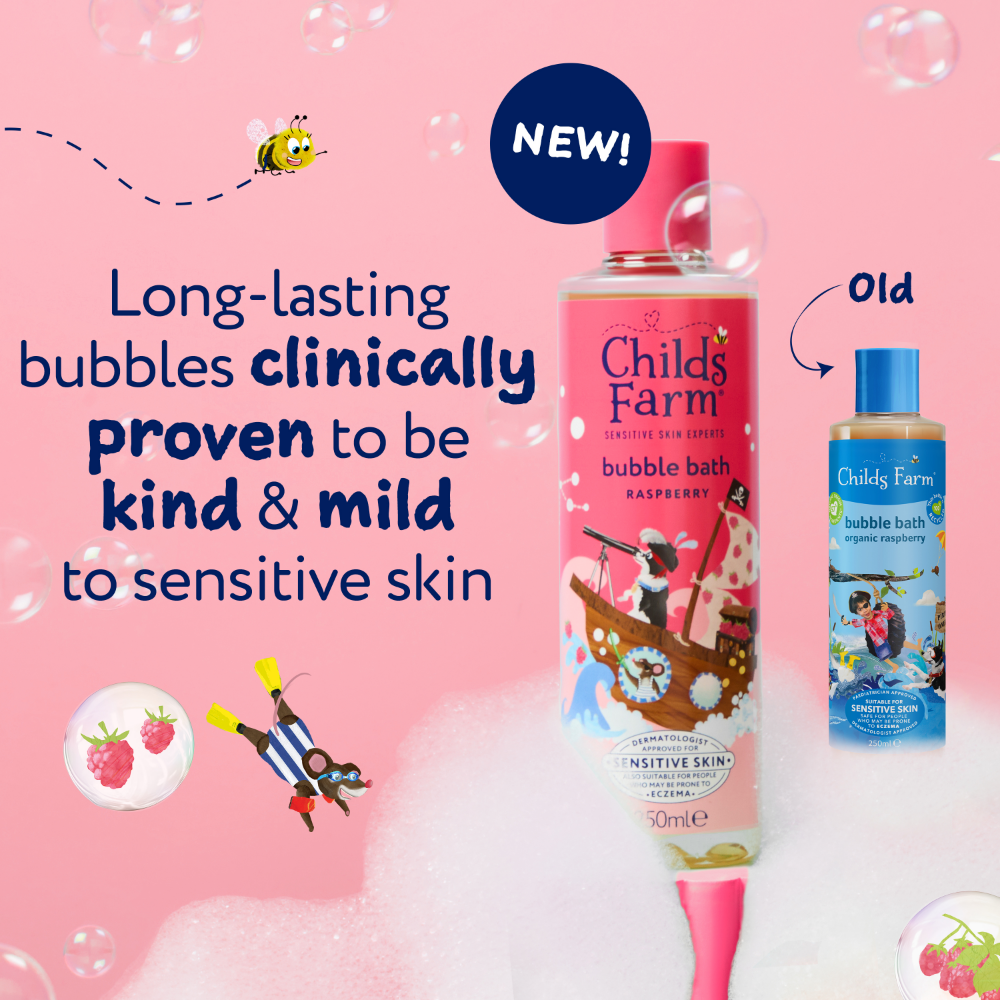 Childs Farm Organic Raspberry Bubble Bath 250ml