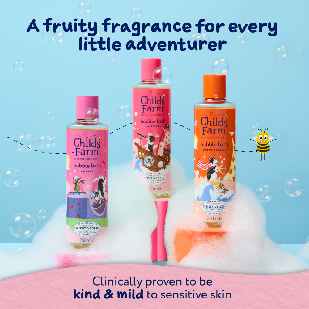 Childs Farm Organic Raspberry Bubble Bath 250ml
