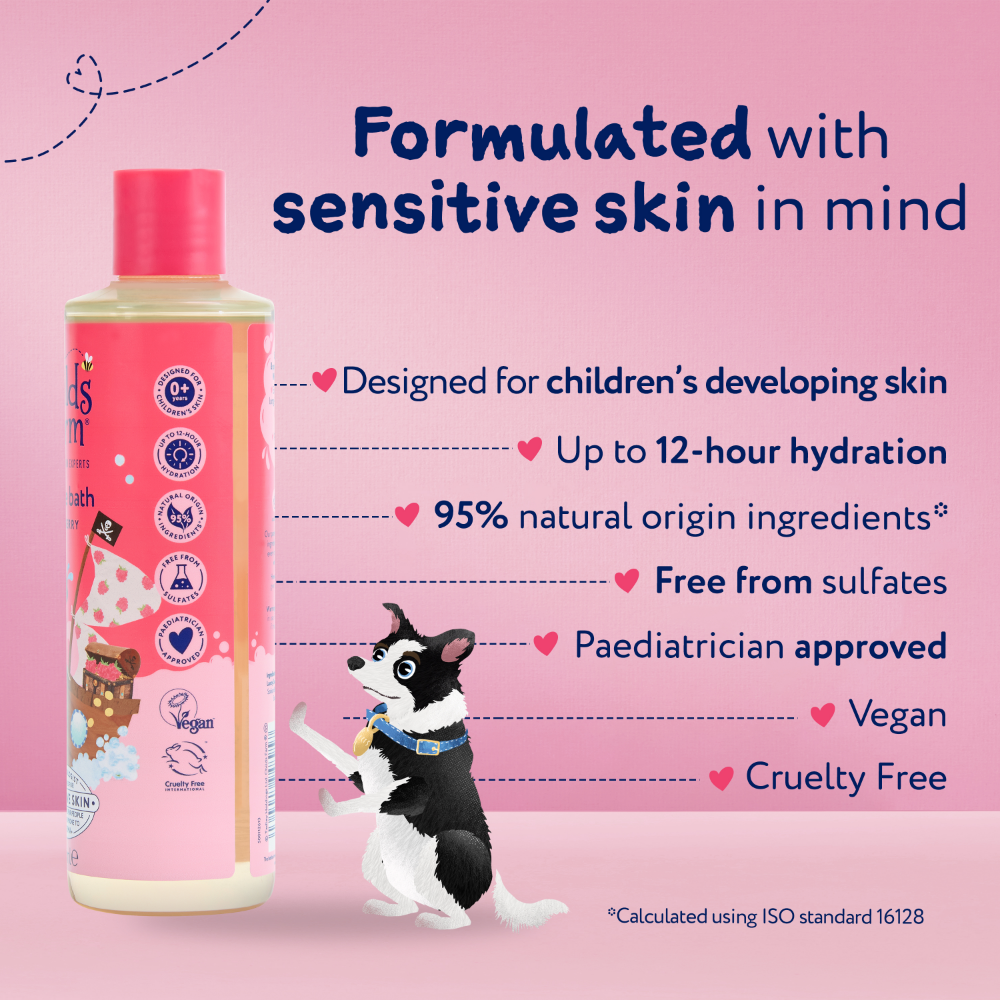 Childs Farm Organic Raspberry Bubble Bath 250ml