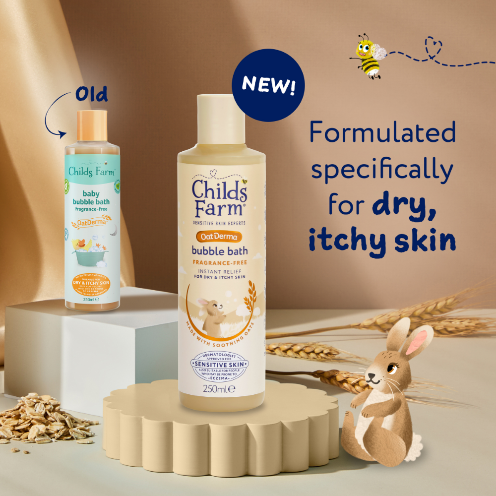 Childs Farm Fragrance-free Baby Oat Derma Bubble Bath 250ml