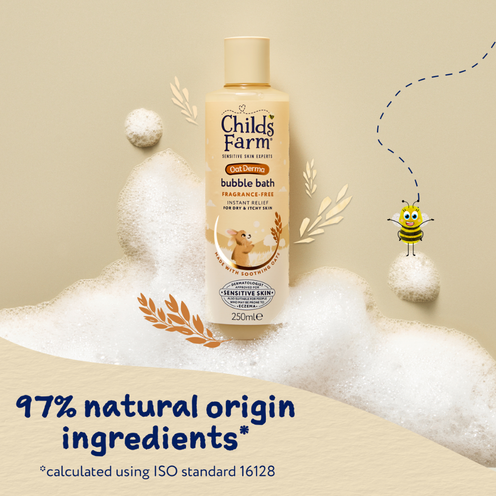 Childs Farm Fragrance-free Baby Oat Derma Bubble Bath 250ml