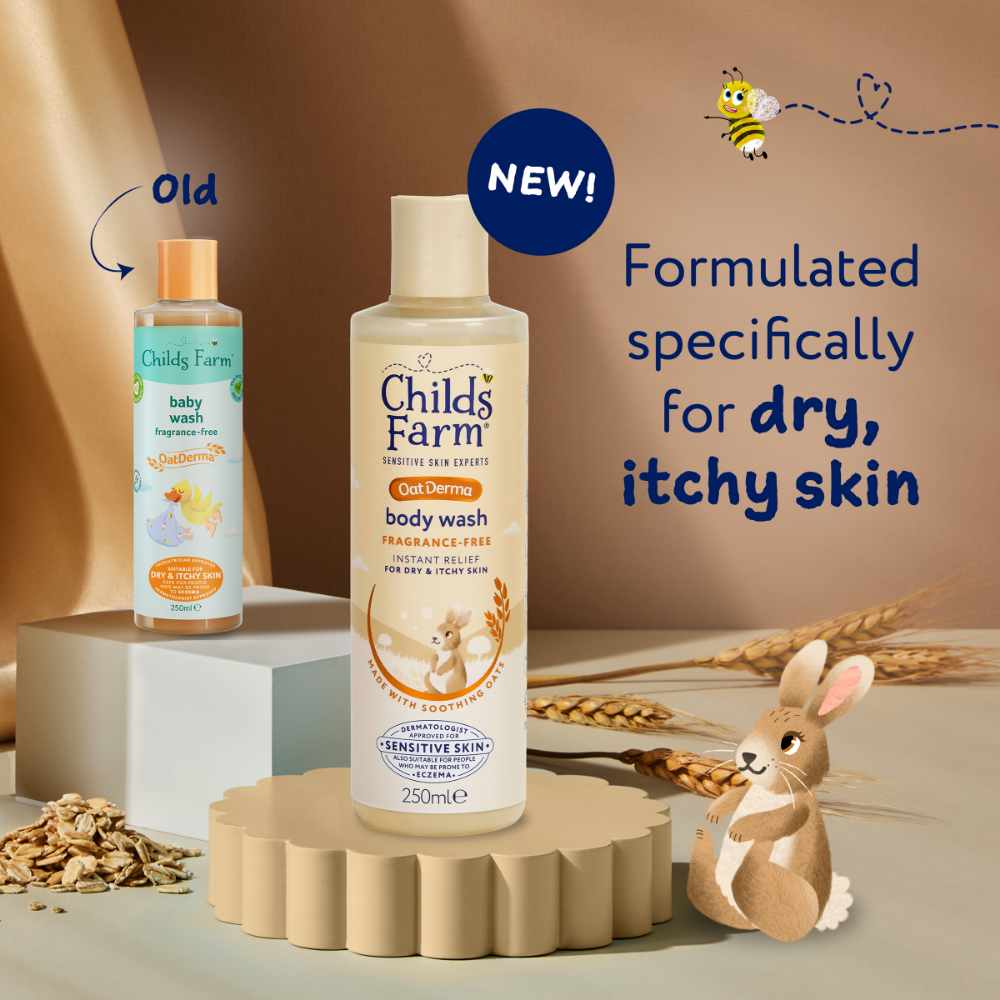 Childs Farm Fragrance Free Baby Oat Derma Wash 250ml