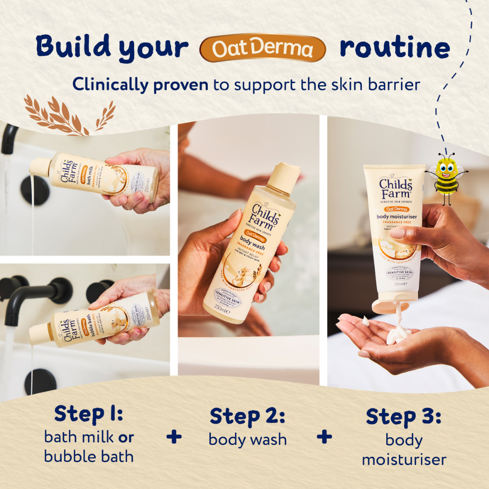 Childs Farm Fragrance Free Baby Oat Derma Wash 250ml