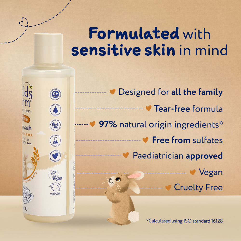 Childs Farm Fragrance Free Baby Oat Derma Wash 250ml