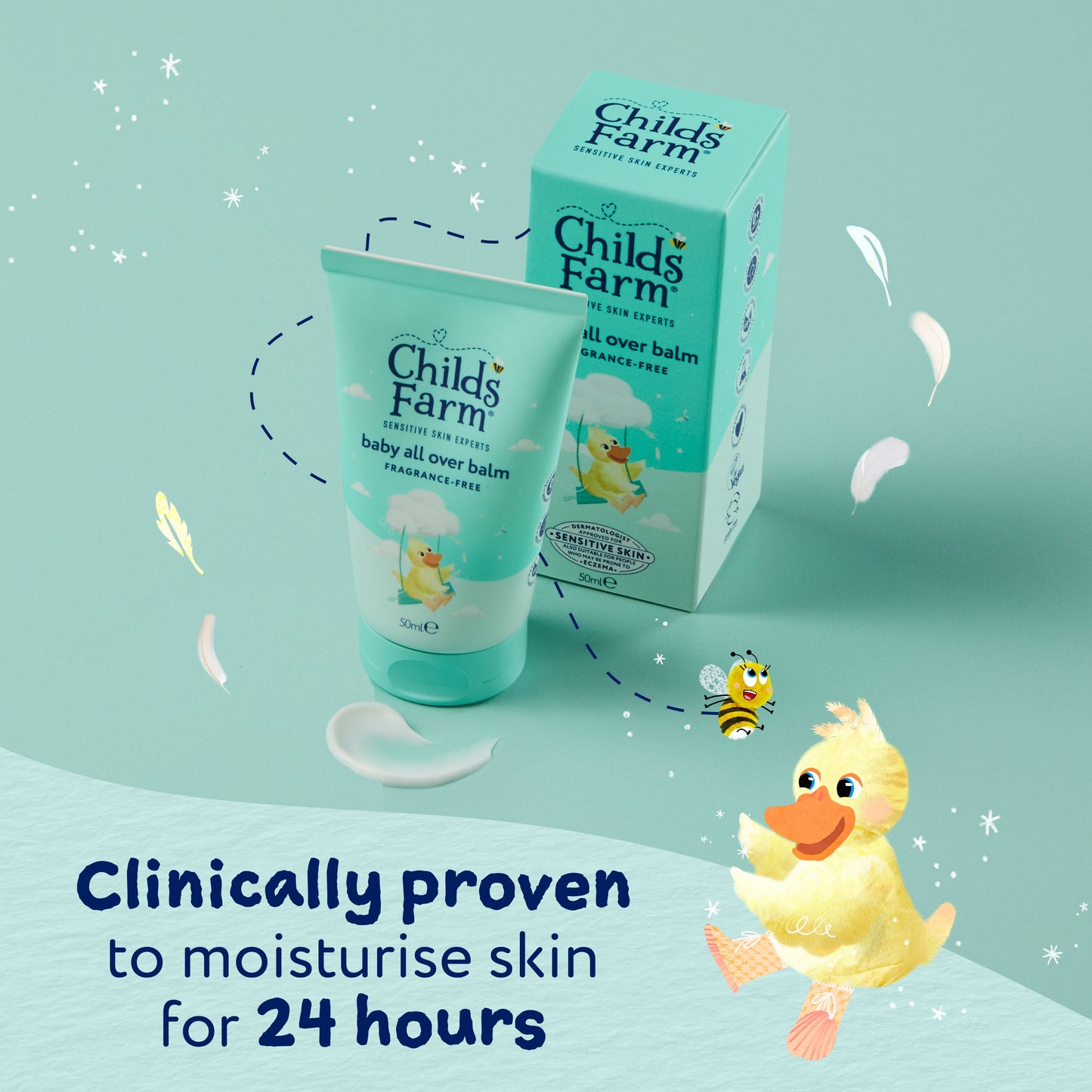 Childs Farm Fragrance-Free Baby All Over Balm 50ml