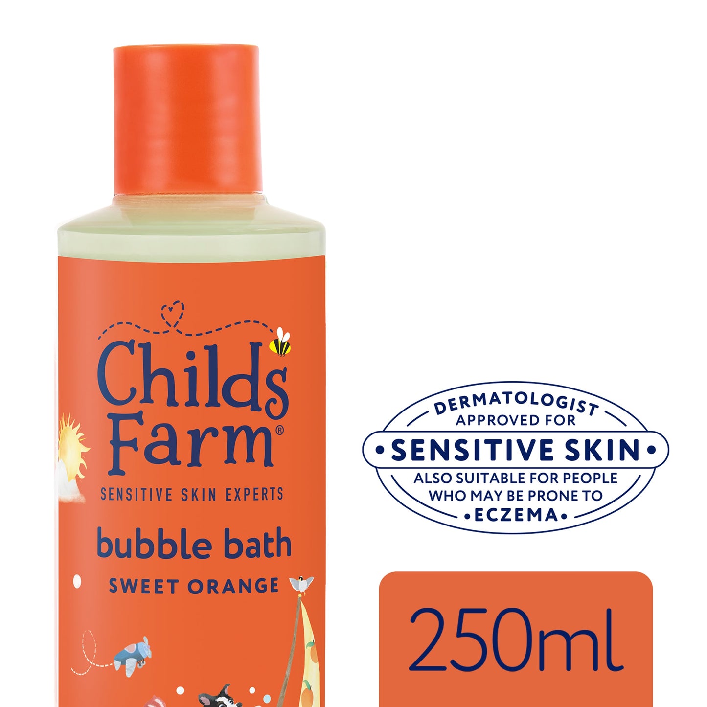 Childs Farm Kids Bubble Bath Sweet Orange 250ml