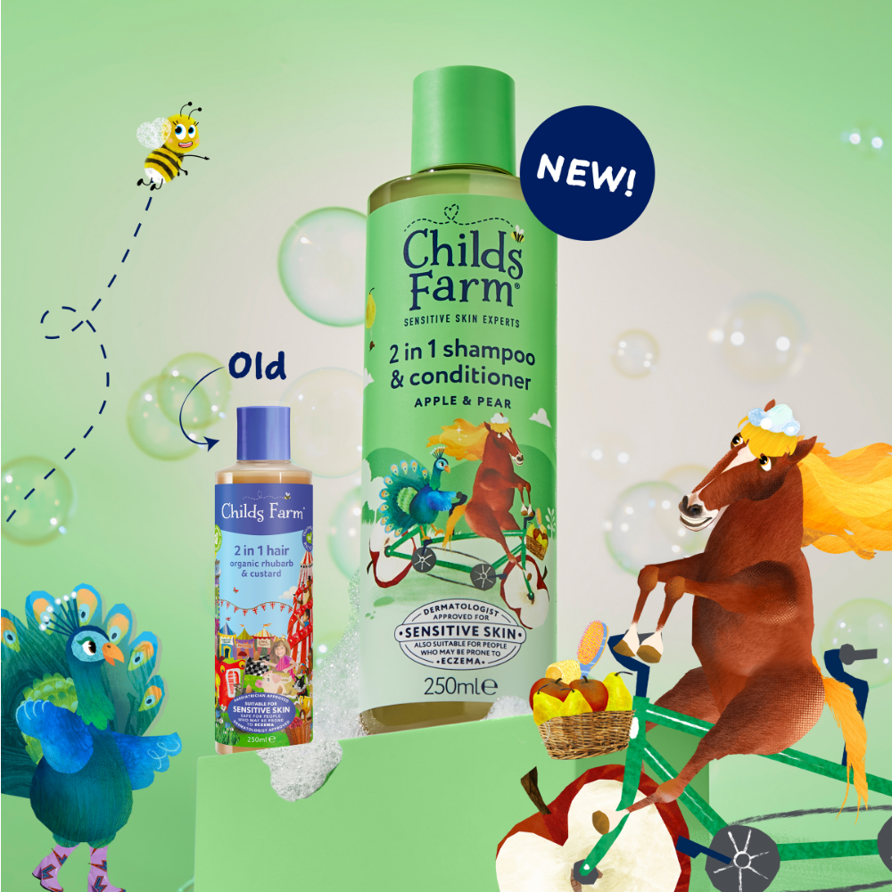 Childs Farm 2-In-1 Shampoo & Conditioner Apple & Pear 250ml