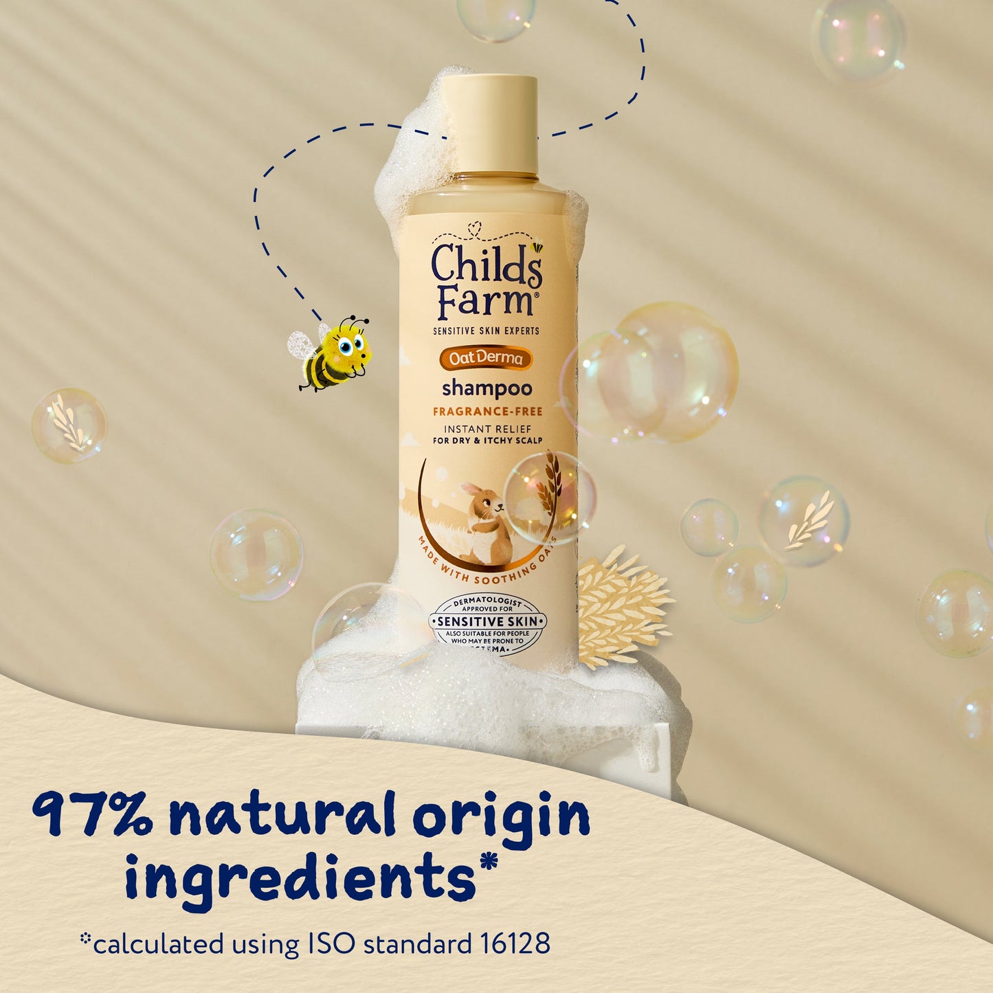 Childs Farm Fragrance-Free Oat Derma Shampoo 250ml