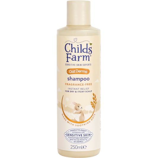 Childs Farm Fragrance-Free Oat Derma Shampoo 250ml