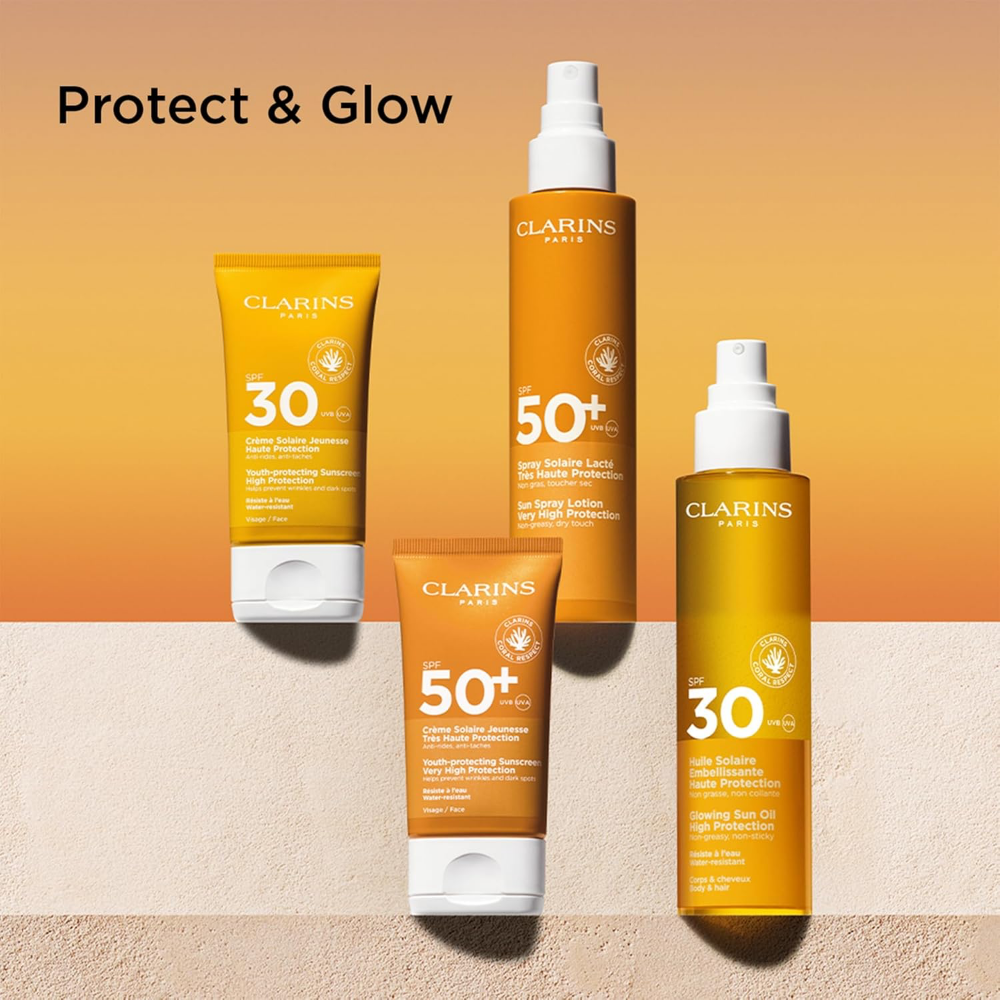 Clarins Sun Youth-Protecting Face Sunscreen SPF50+ 50ml
